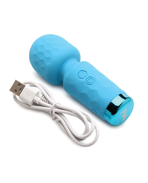 Xr LLC Vibrators Bang Mini Silicone Wand Vibrator Blue
