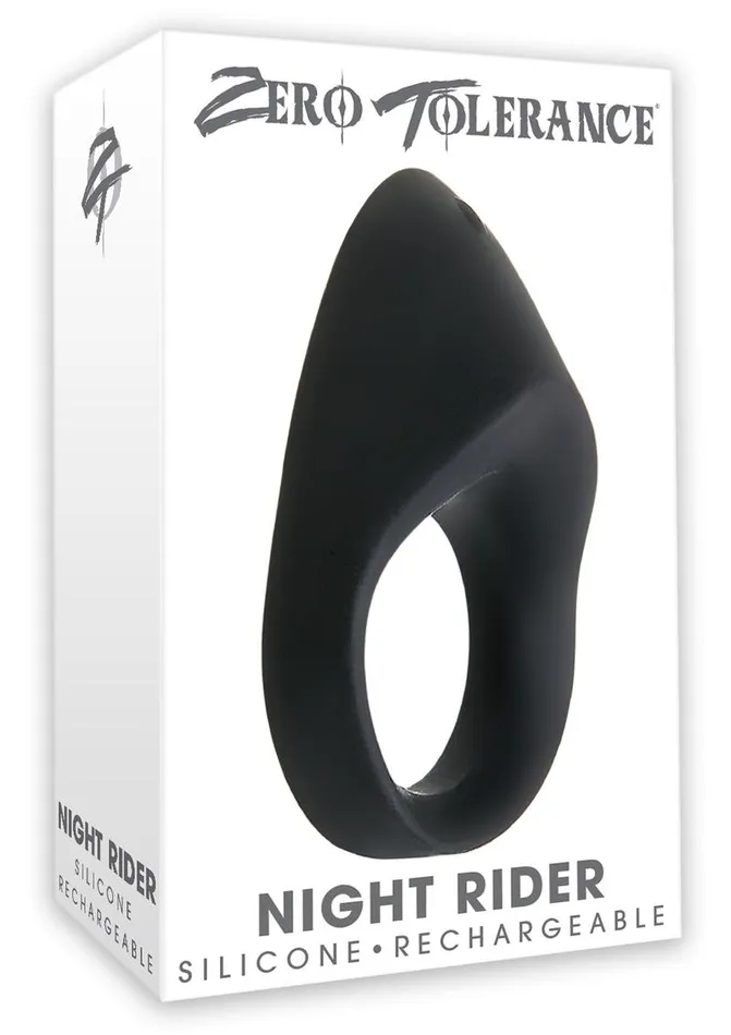 Zero Tolerance Male Sex Toys Zero Tolerance Night Rider Rechargeable Silicone Cock Ring