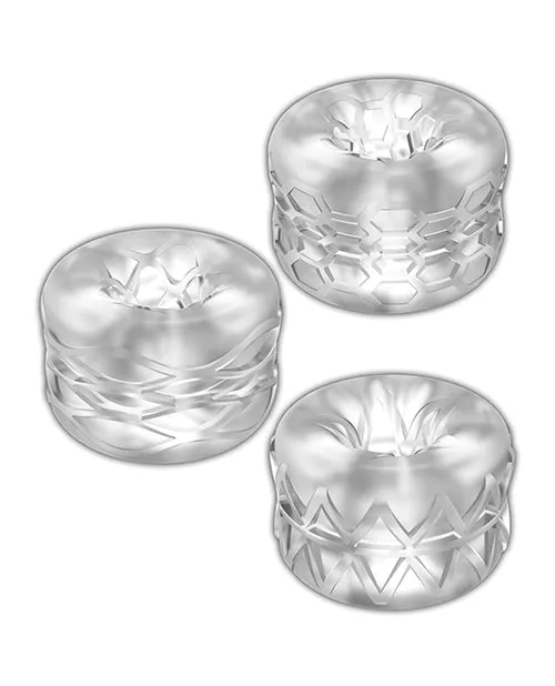 ZOLO Bumperz Squeezable Stroker Set Clear Xgen Male Sex Toys